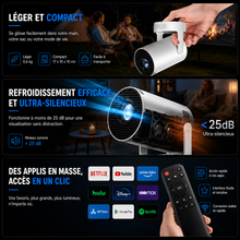 Mini vidéoprojecteur Aluzion - 4K compatible